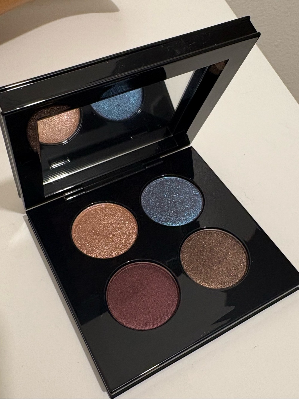 Pat McGrath Four-Pan Eyeshadow Palette - Blue, Bronze, Brown, Plum